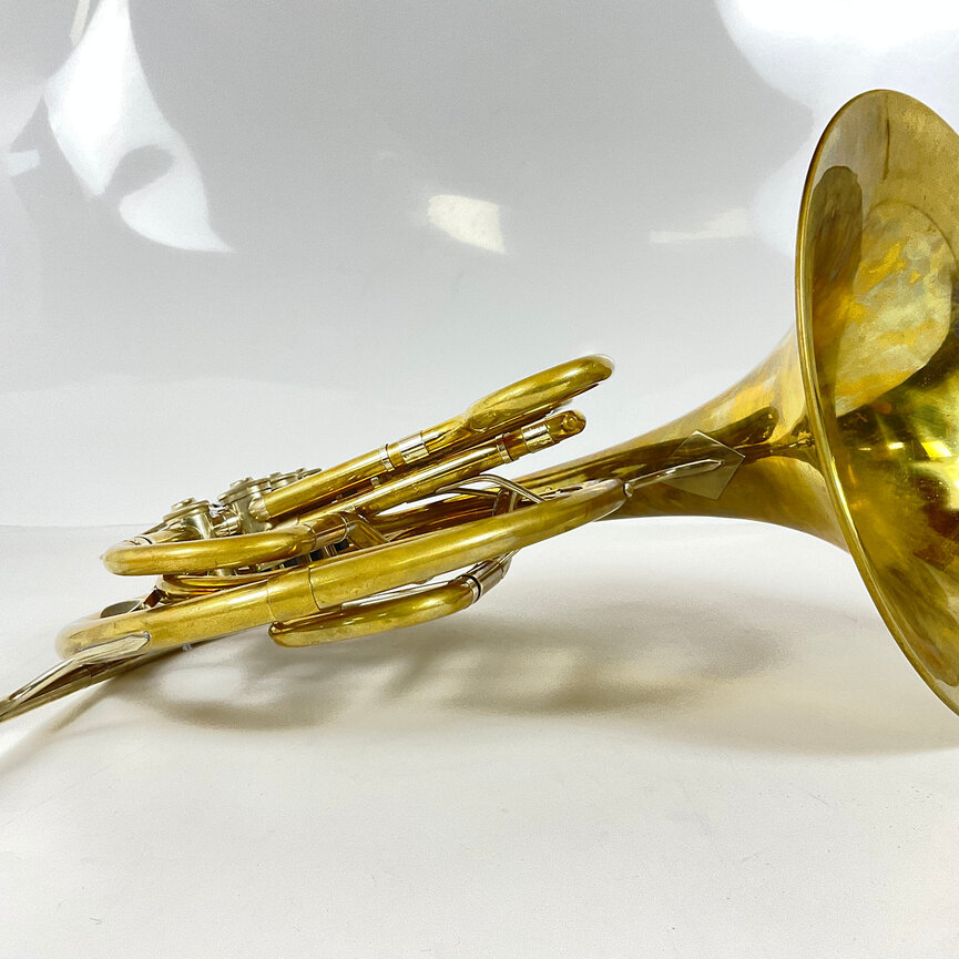 Used King Fidelio F/Bb Double French Horn (SN: 714204)