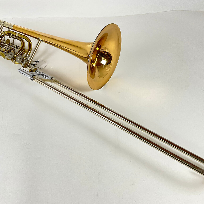 Used Holton TR-181 Bb/F/Gb/D Independent Bass Trombone (SN: 599739)