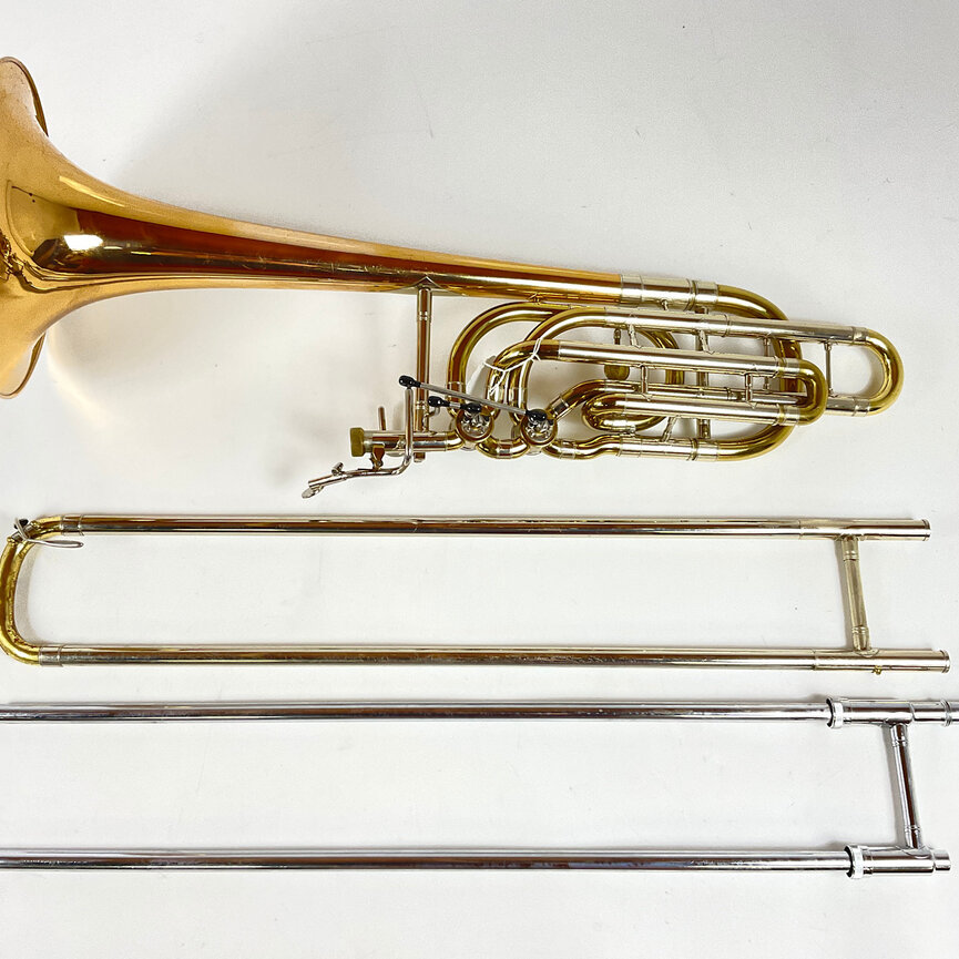 Used Holton TR-181 Bb/F/Gb/D Independent Bass Trombone (SN: 599739)