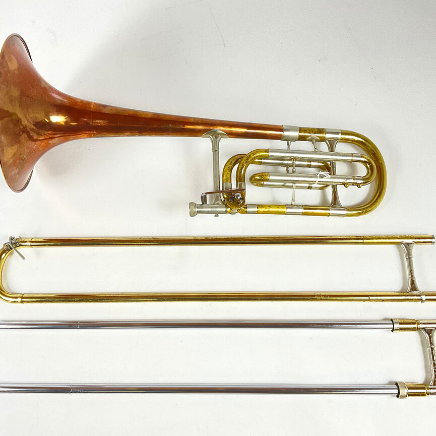 Used Reynolds Contempora 72-X Bb/F Bass Trombone (SN: 273730)