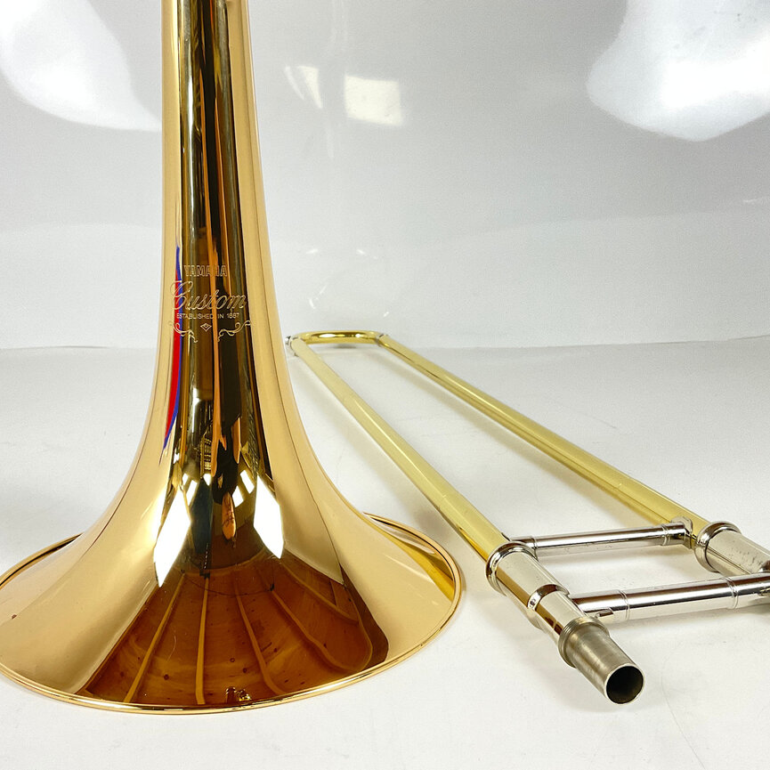 Used Yamaha YSL-820GII Bb/F Tenor Trombone (SN: 619449)