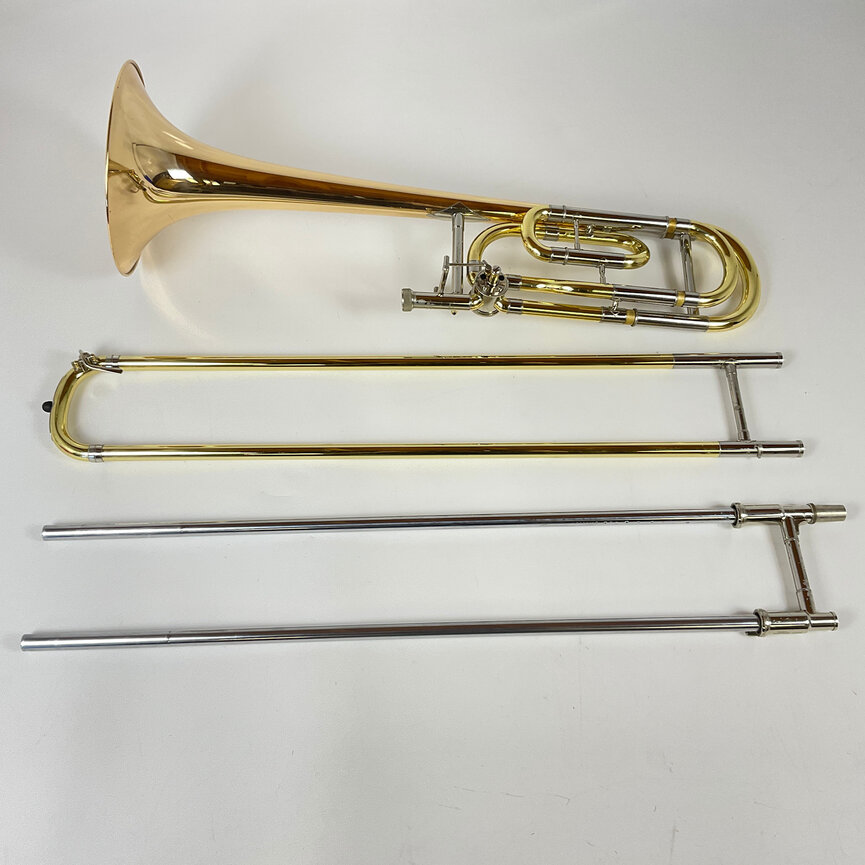 Used Yamaha YSL-8420G Bb/F Trombone (SN: 002348)