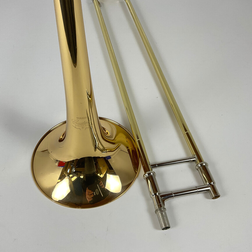 Used Yamaha YSL-820GII Bb/F Tenor Trombone (SN: 335116)