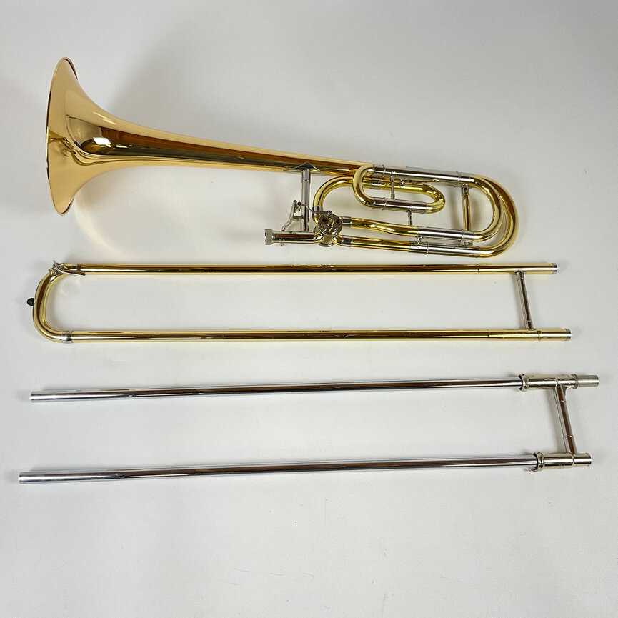 Used Yamaha YSL-820GII Bb/F Tenor Trombone (SN: 335116)
