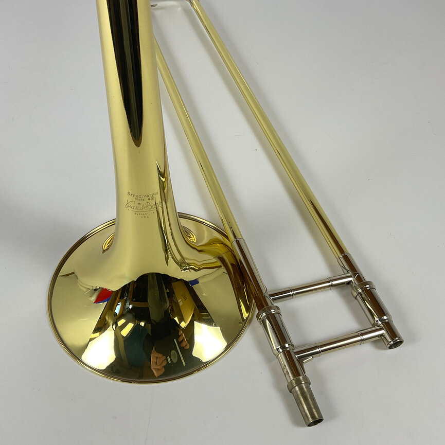Used Bach 42BO Bb/F Tenor Trombone (SN: 184495)