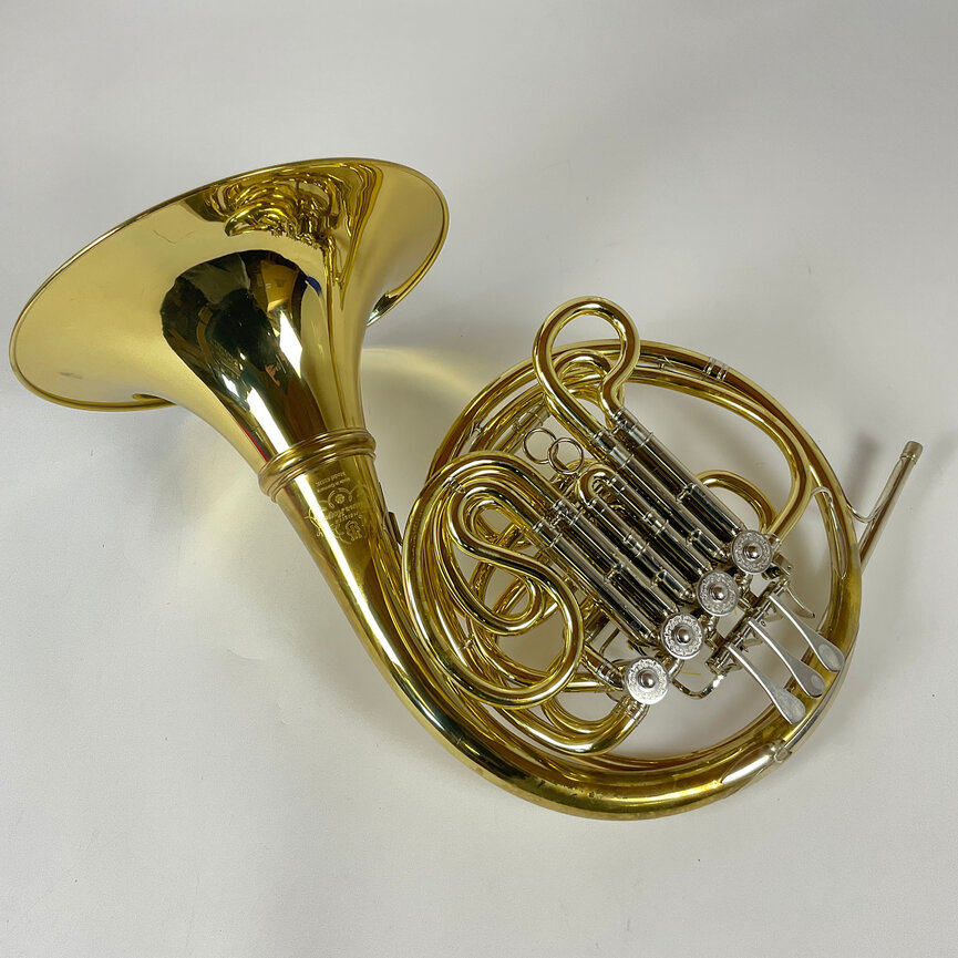 Used Hans Hoyer 4802K F/Bb Double French Horn (SN: 312114L)