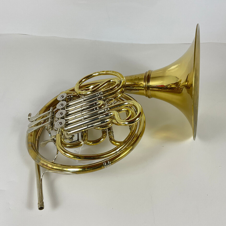 Used Hans Hoyer 4802K F/Bb Double French Horn (SN: 312114L)