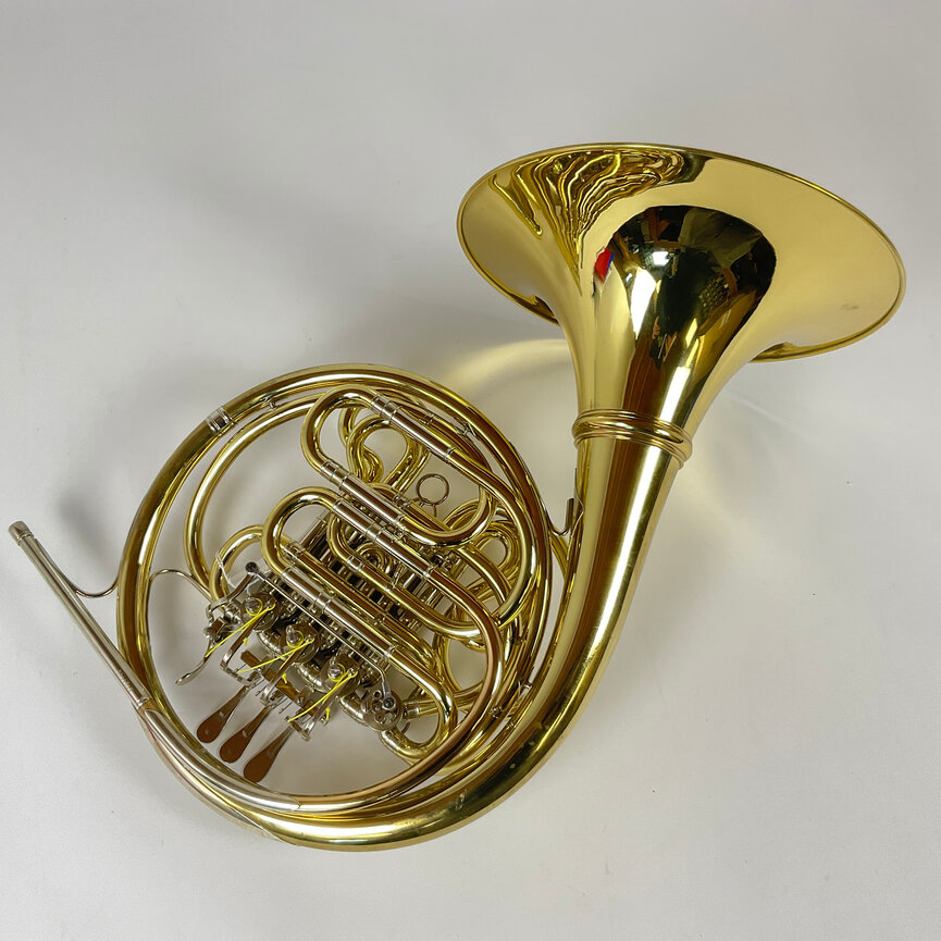 Used Hans Hoyer 4802K F/Bb Double French Horn (SN: 312114L)