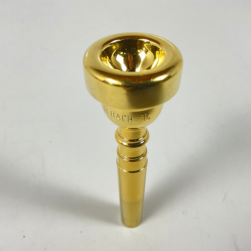 Used Bach 3C Trumpet, Gold Plate [42559]
