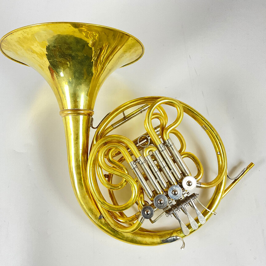 Used Yamaha 667D F/Bb Double French Horn, Cantesanu Conversion (SN: 002389)