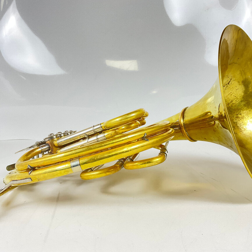 Used Yamaha 667D F/Bb Double French Horn, Cantesanu Conversion (SN: 002389)