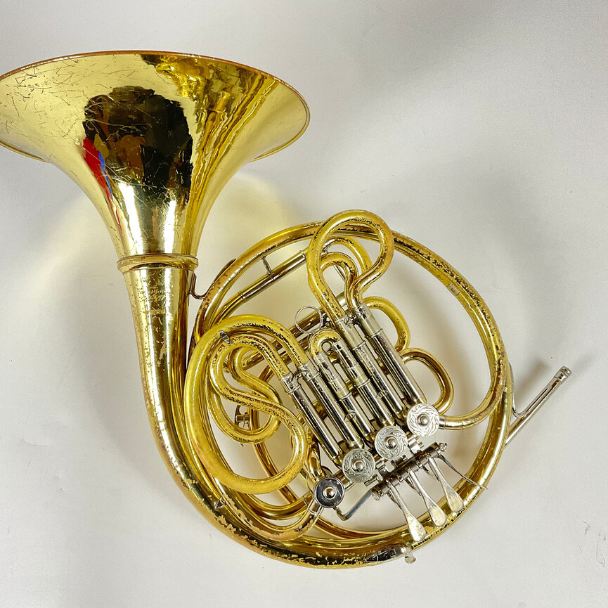 Used Yamaha YHR-87D Custom F/Bb French Horn (SN: 001981)