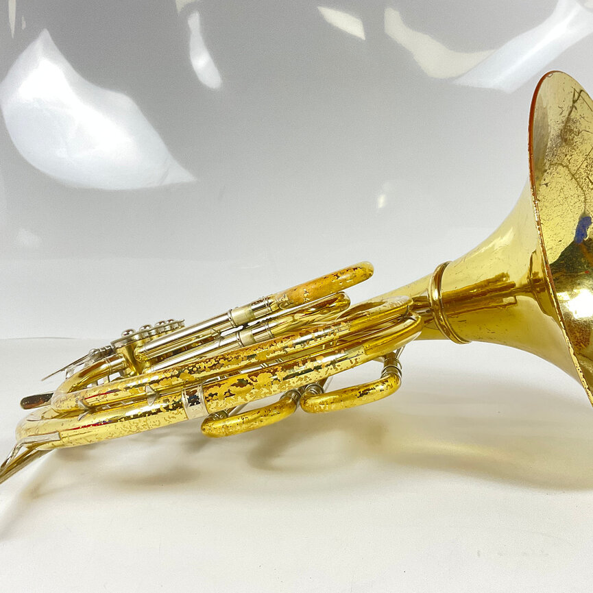 Used Yamaha YHR-87D Custom F/Bb French Horn (SN: 001981)