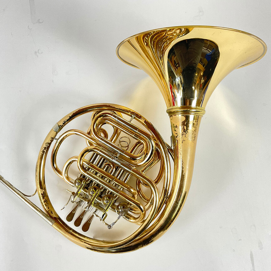 Used Hans Hoyer 802G F/Bb French Horn (SN: 371783M)