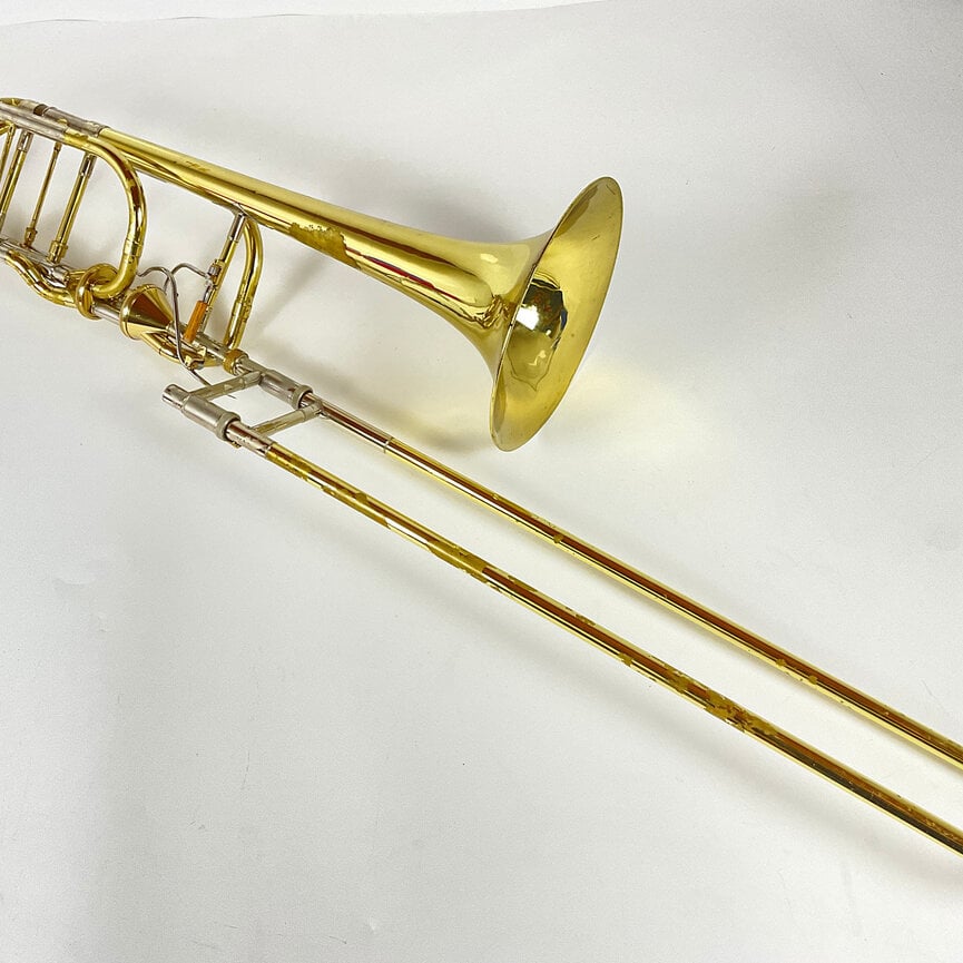 Used Bach 50T3 Bb/F/Gb/D Bass Trombone (SN: 170687)