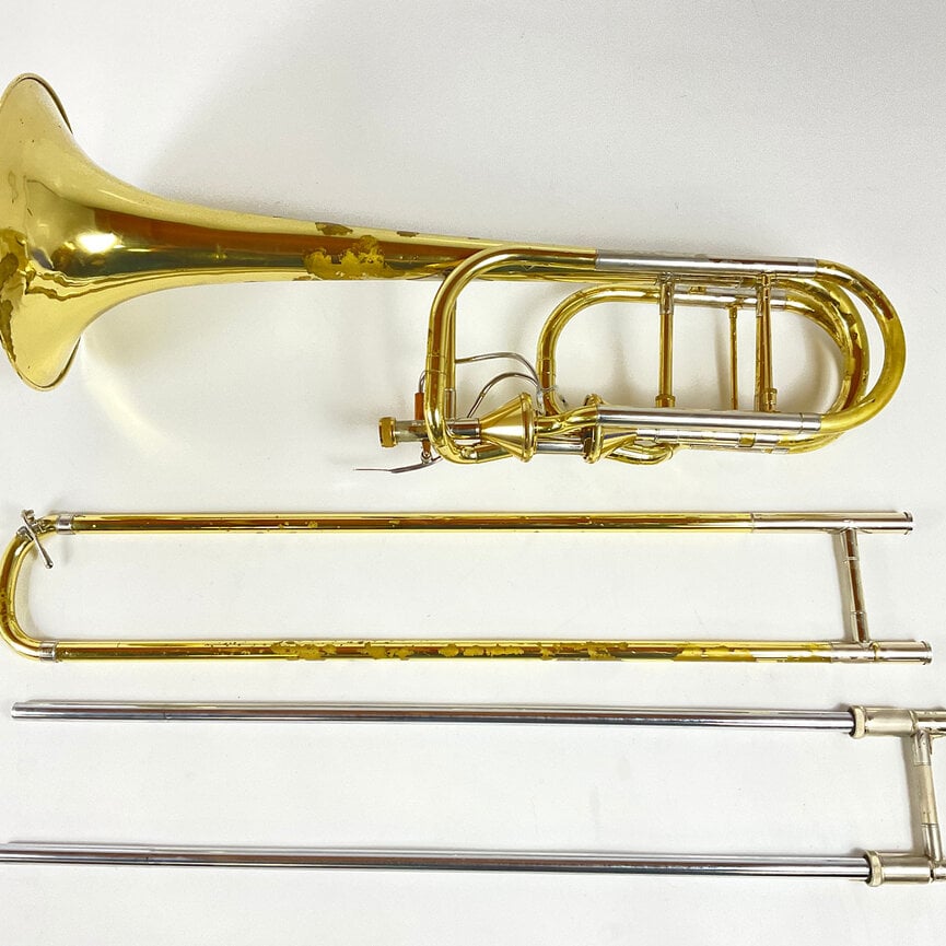 Used Bach 50T3 Bb/F/Gb/D Bass Trombone (SN: 170687)