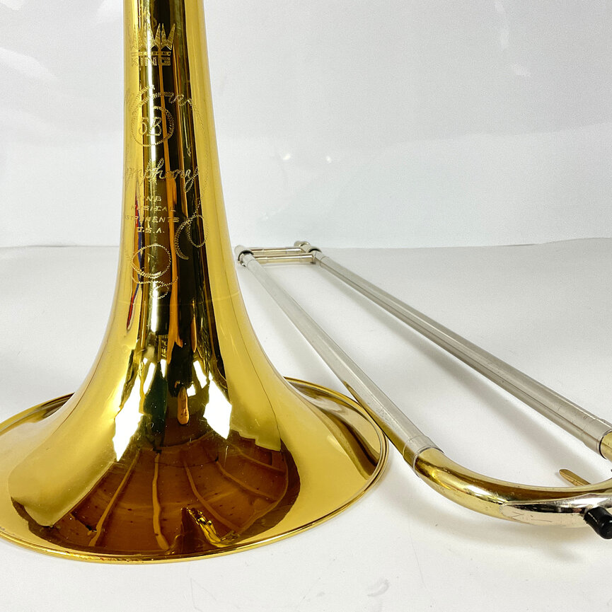 Used King 5BF Bb/F Tenor Trombone (SN: 494357), *Dave Bargeron"