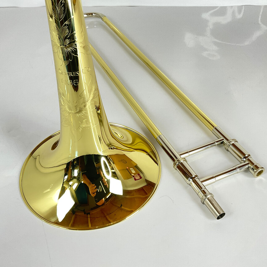 Demo S.E. Shires Q Series TBQ36YR Bb/F/Gb/D  Bass Trombone (SN: Q16388)