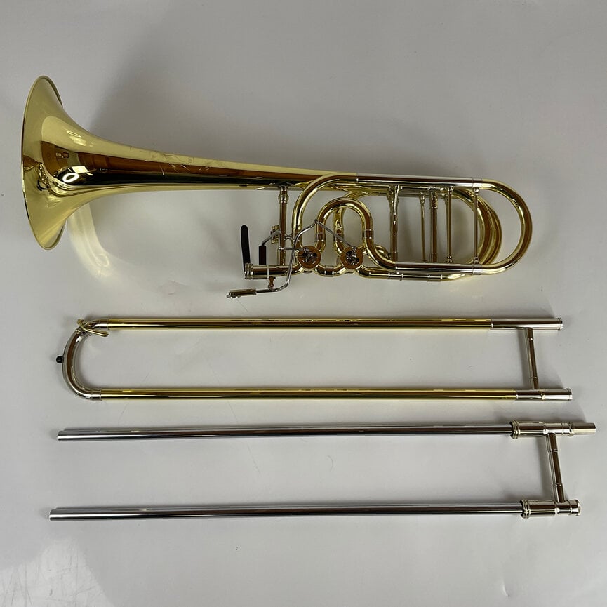 Demo S.E. Shires Q Series TBQ36YR Bb/F/Gb/D  Bass Trombone (SN: Q16388)