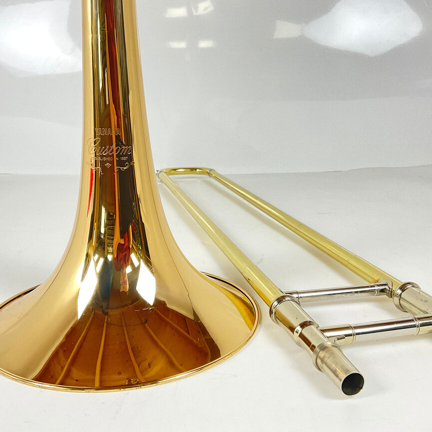 Used Yamaha YSL-820GII Bb/F Tenor Trombone (SN: 550372)