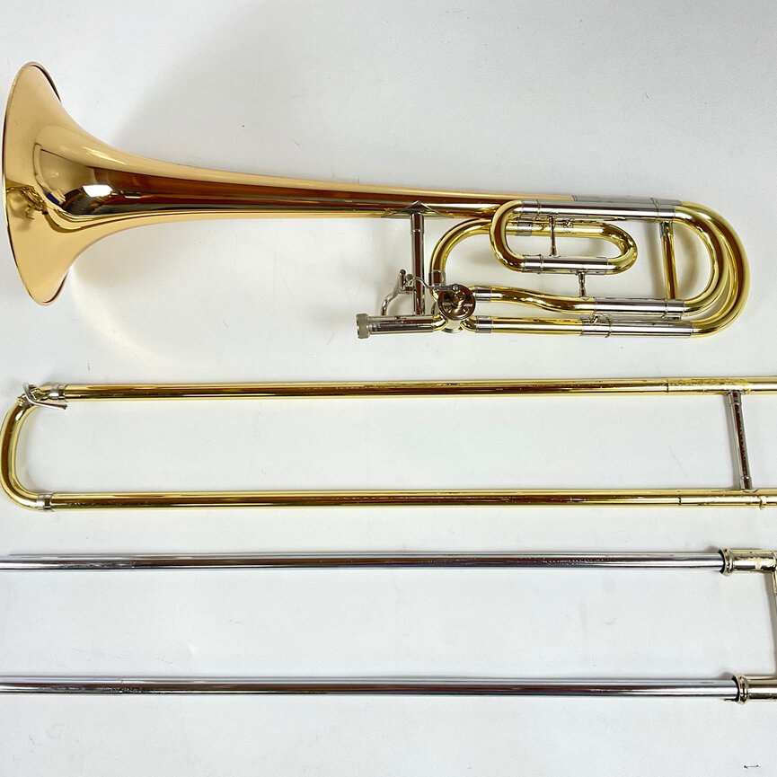 Used Yamaha YSL-820GII Bb/F Tenor Trombone (SN: 550372)