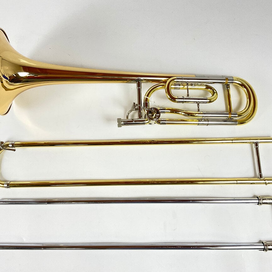 Used Yamaha YSL-820GII Bb/F Tenor Trombone (SN: 633608)
