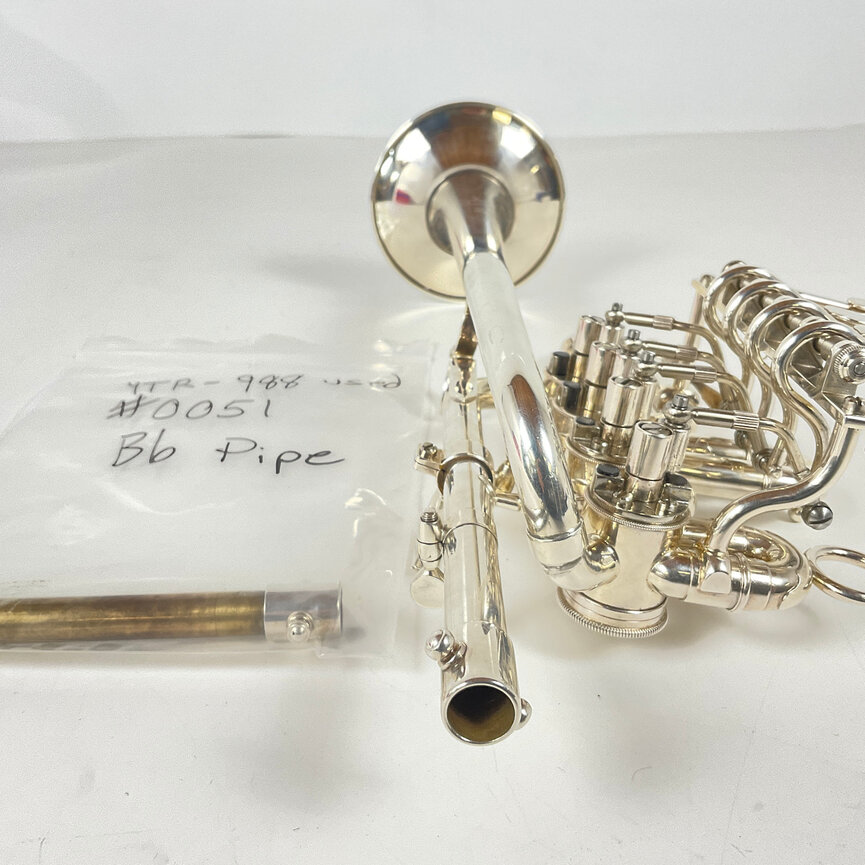 Used Yamaha YTR-988 Bb/A Piccolo Trumpet (SN: 0051)