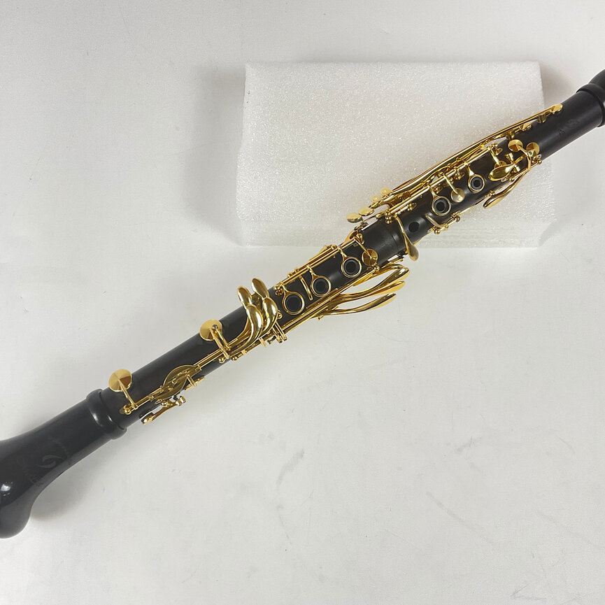 Used Backun Moba MB-900 Bb Clarinet, Gold-Plated Keys (SN: 16746)