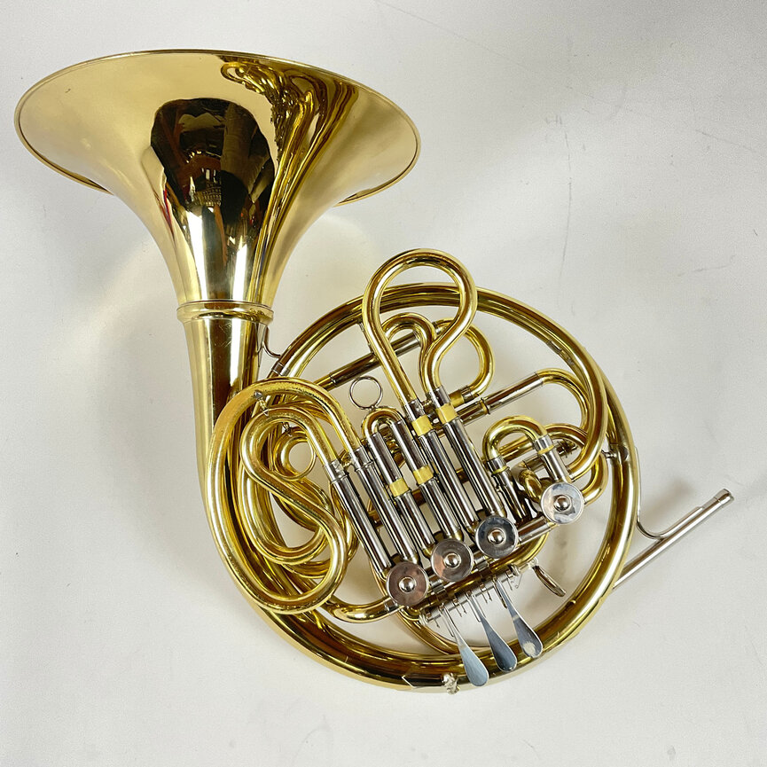 Used Yamaha YHR-664D F/BB Double French Horn (SN: 101045)