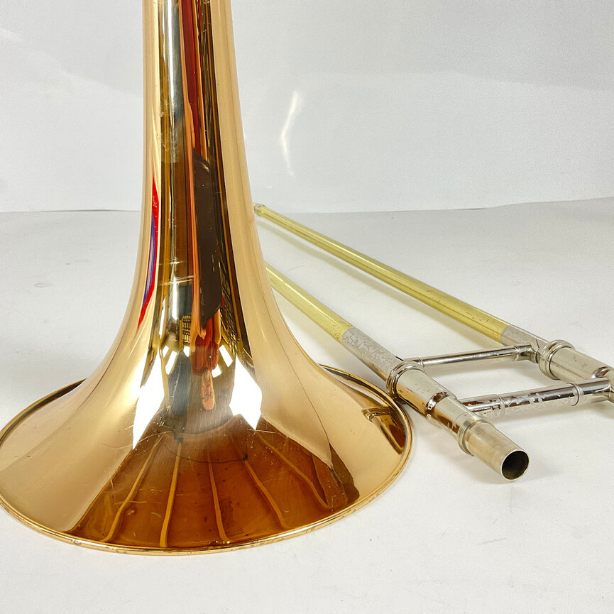 Used Yamaha YSL-8420G Bb/F Trombone (SN: 001573)