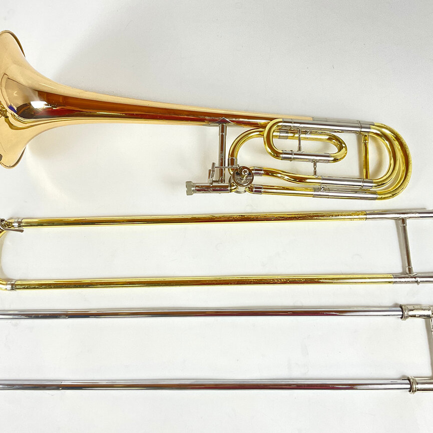 Used Yamaha YSL-8420G Bb/F Trombone (SN: 001573)