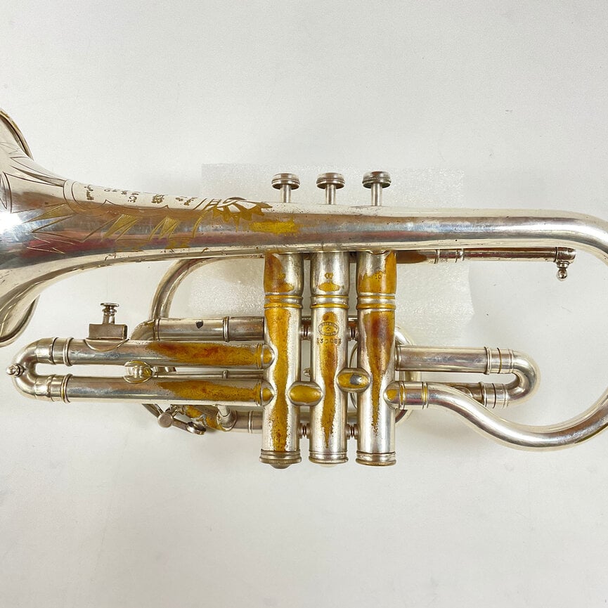 Used Besson "London" Class A Bb Cornet (SN: 130082)