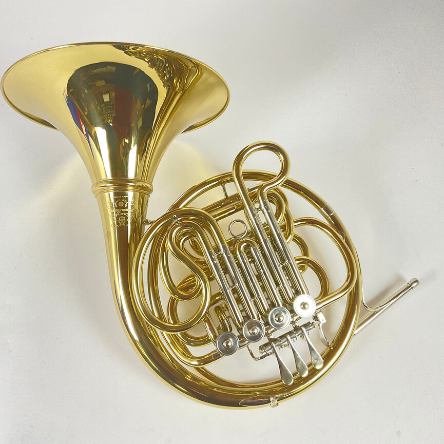 Used Hans Hoyer 802 F/Bb French Horn (SN: 271140M)