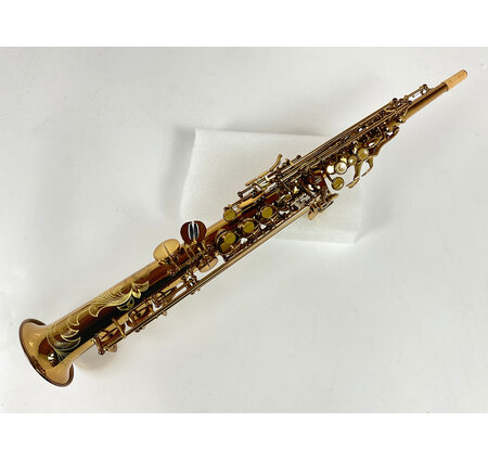 Used Cannonball SVR-L Vintage Reborn One-Piece Soprano Saxophone (SN: V209771)