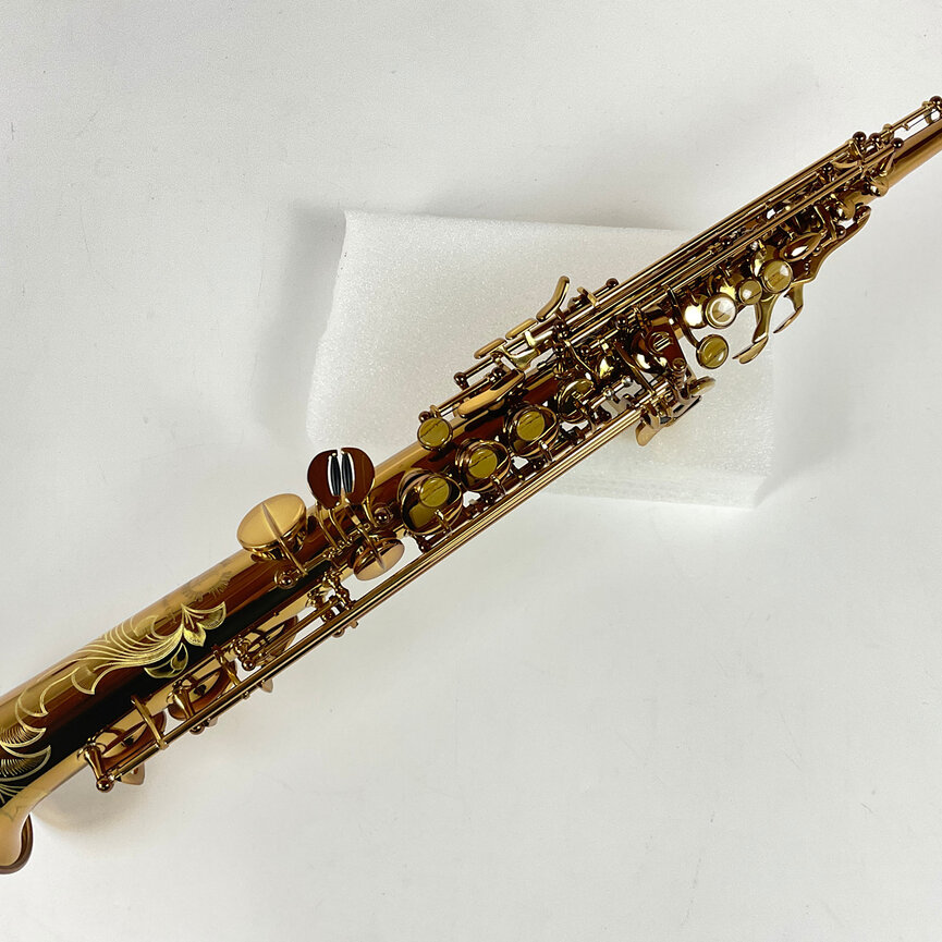 Used Cannonball SVR-L Vintage Reborn One-Piece Soprano Saxophone (SN: V209771)