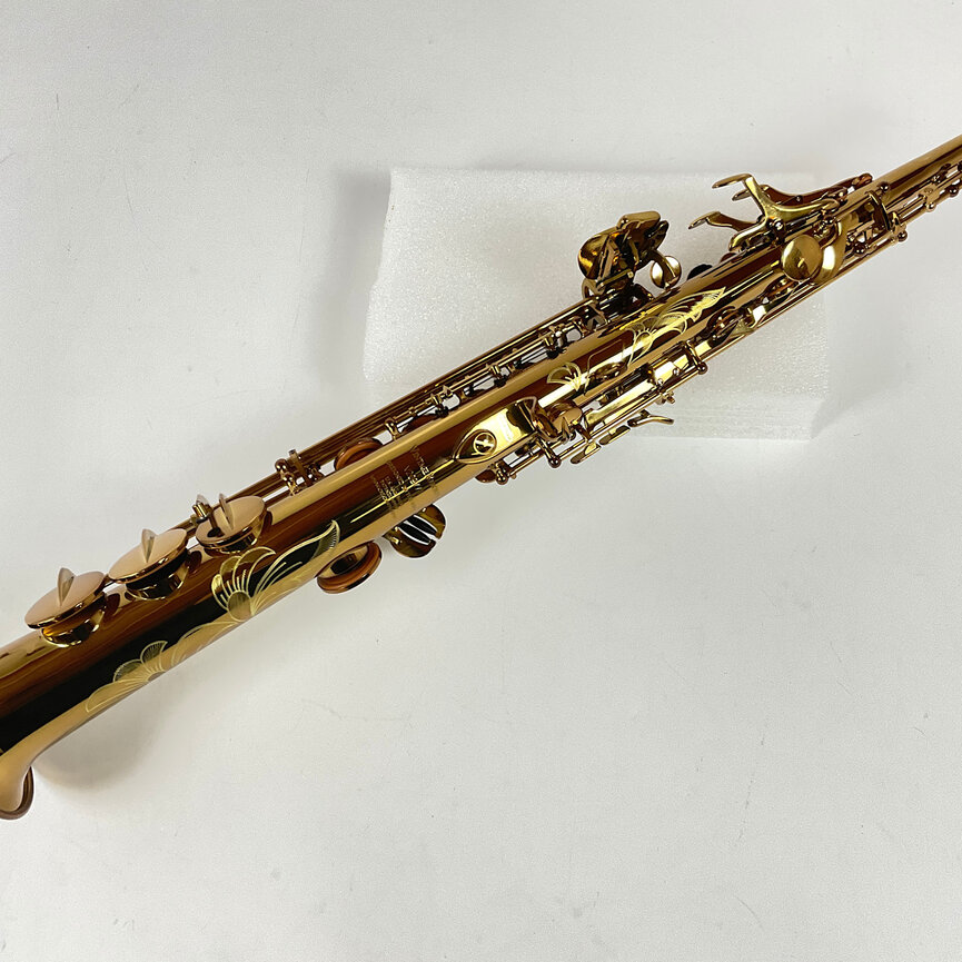 Used Cannonball SVR-L Vintage Reborn One-Piece Soprano Saxophone (SN: V209771)