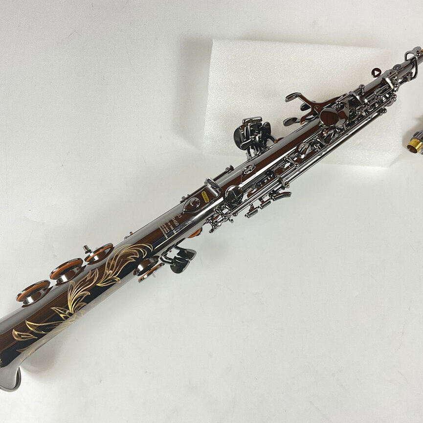 Used Cannonball S5-B Big Bell Stone Series Bb Soprano Saxophone (SN: 209450)
