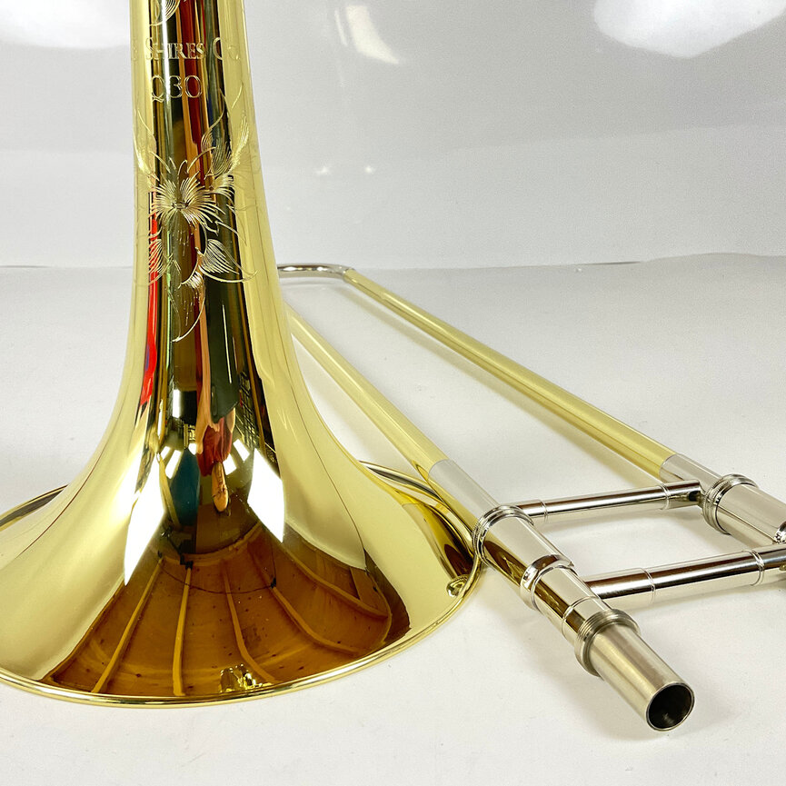 Demo S.E. Shires Q Series TBQ30YR Bb/F Tenor Trombone (SN: Q19608)