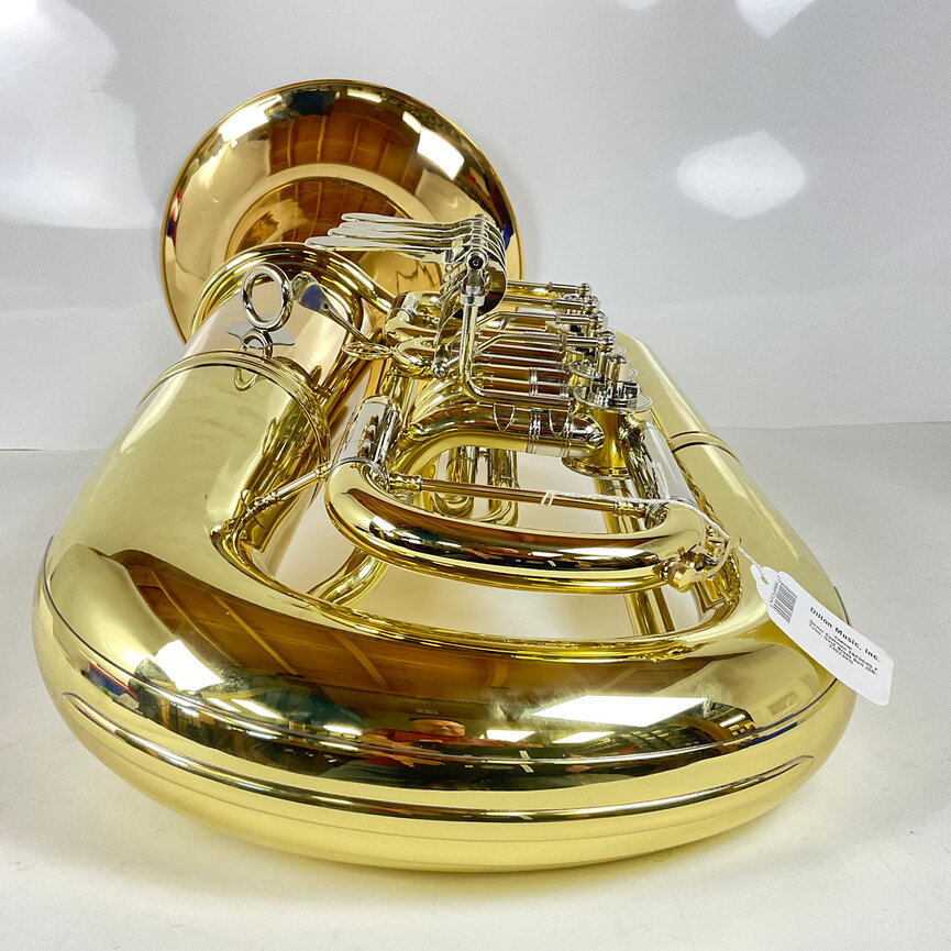 Demo Eastman EBF864G F Tuba, Gold Brass Bell (SN: 2402493)