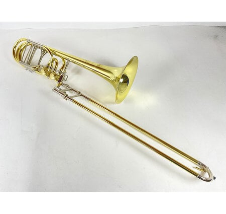 Used S.E. Shires Q Series TBQ36YRX Bb/F/Gb/D Bass Trombone (SN: Q19064)
