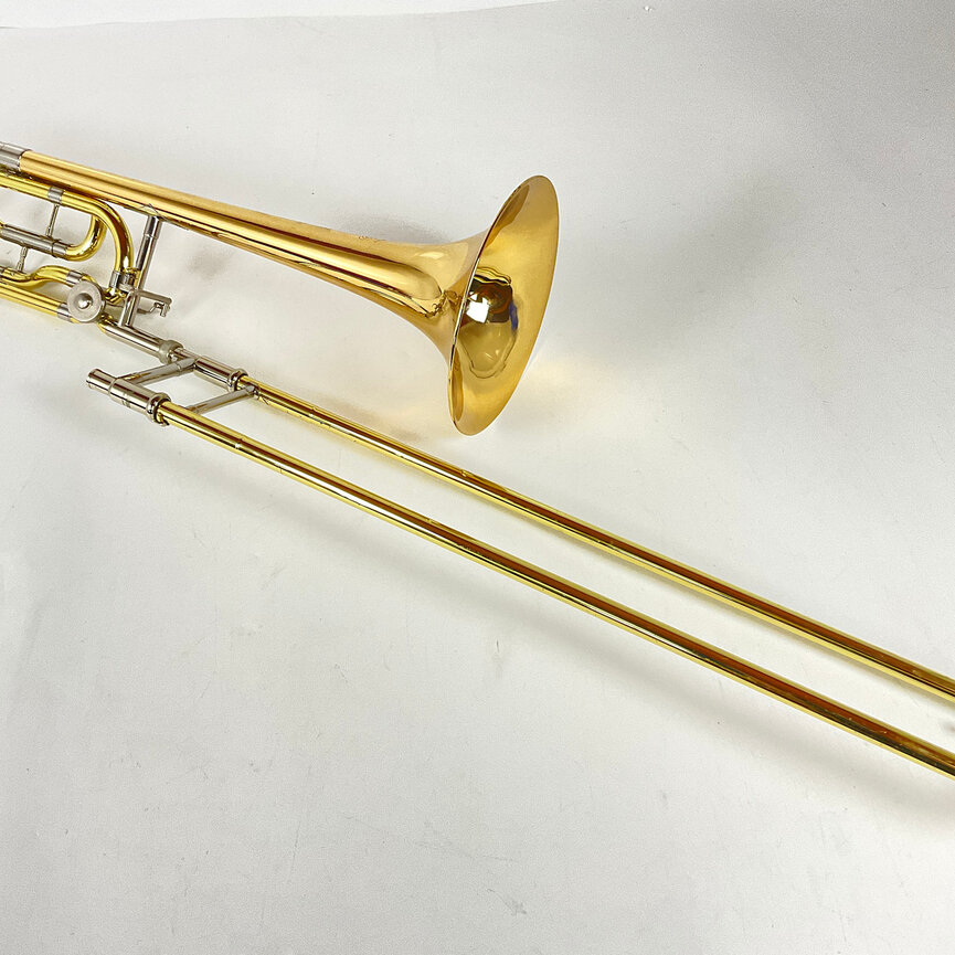 Used Yamaha YSL-820GII Bb/F Tenor Trombone (SN: 496287)