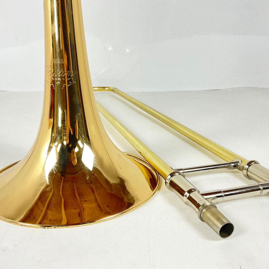 Used Yamaha YSL-820GII Bb/F Tenor Trombone (SN: 496287)