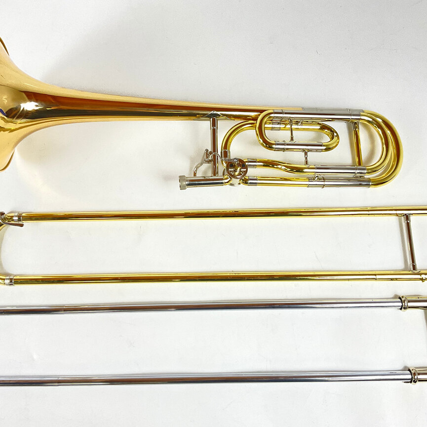 Used Yamaha YSL-820GII Bb/F Tenor Trombone (SN: 496287)