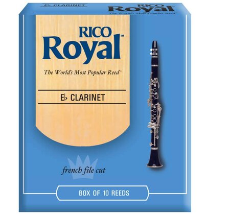 Rico Royal E-Flat Clarinet Reeds, Strength 10 pack