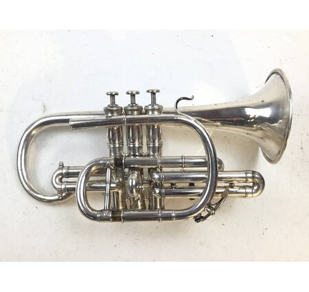 Used French Besson Brevete Bb Cornet (SN: 63168)