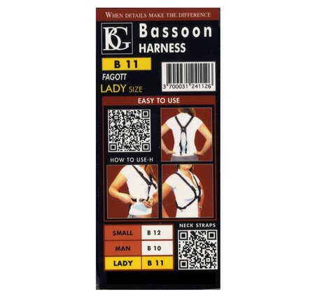 BG B11 Bassoon Harness Strap for Women