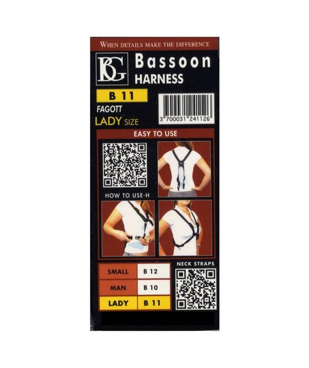 BG B11 Bassoon Harness Strap for Women