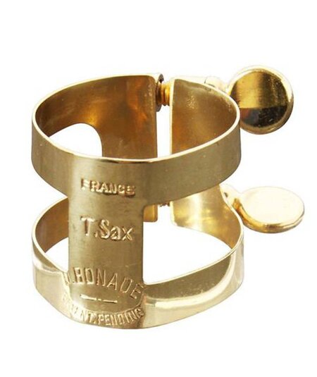 Bonade 2255UG Tenor Saxophone Ligature - Lacquered - Inverted