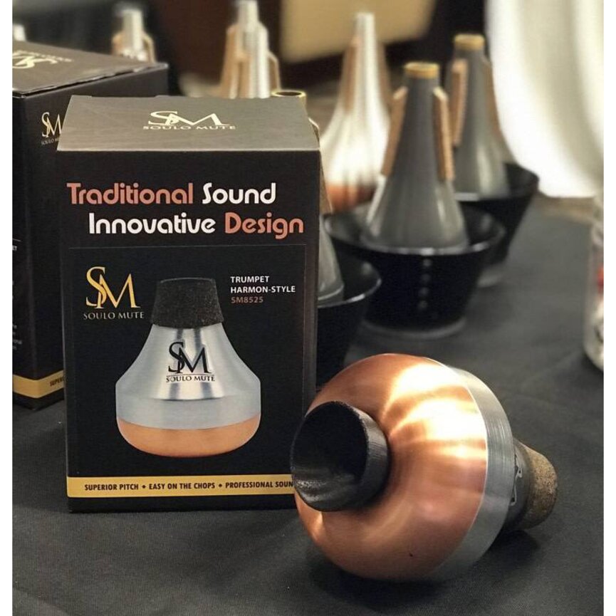 Soulo Trumpet Harmon-Style Mute – Copper Bottom