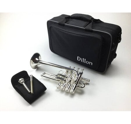 Dillon Bb/A Piccolo Trumpet in Silver
